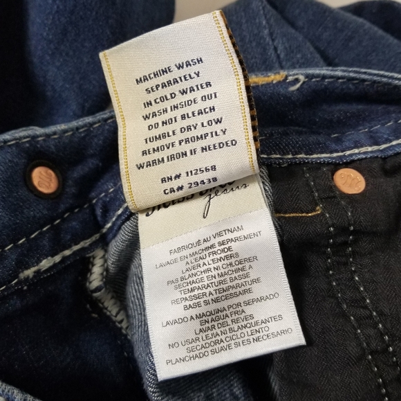 MISS ME Signature Boot Denim Jeans Size 27 Embroidered Rhinestone Bling - Picture 9 of 15